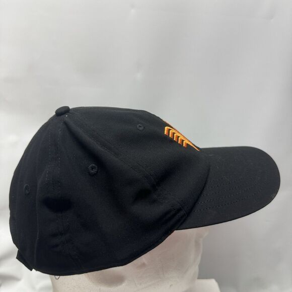 Whataburger Black Baseball Cap Orange "W" Logo Adjustable Snapback Hat Crew - Picture 2 of 8